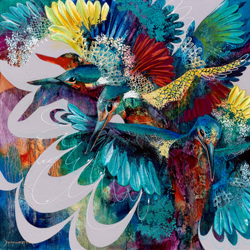 Kingfisher Crush | Canvas Print