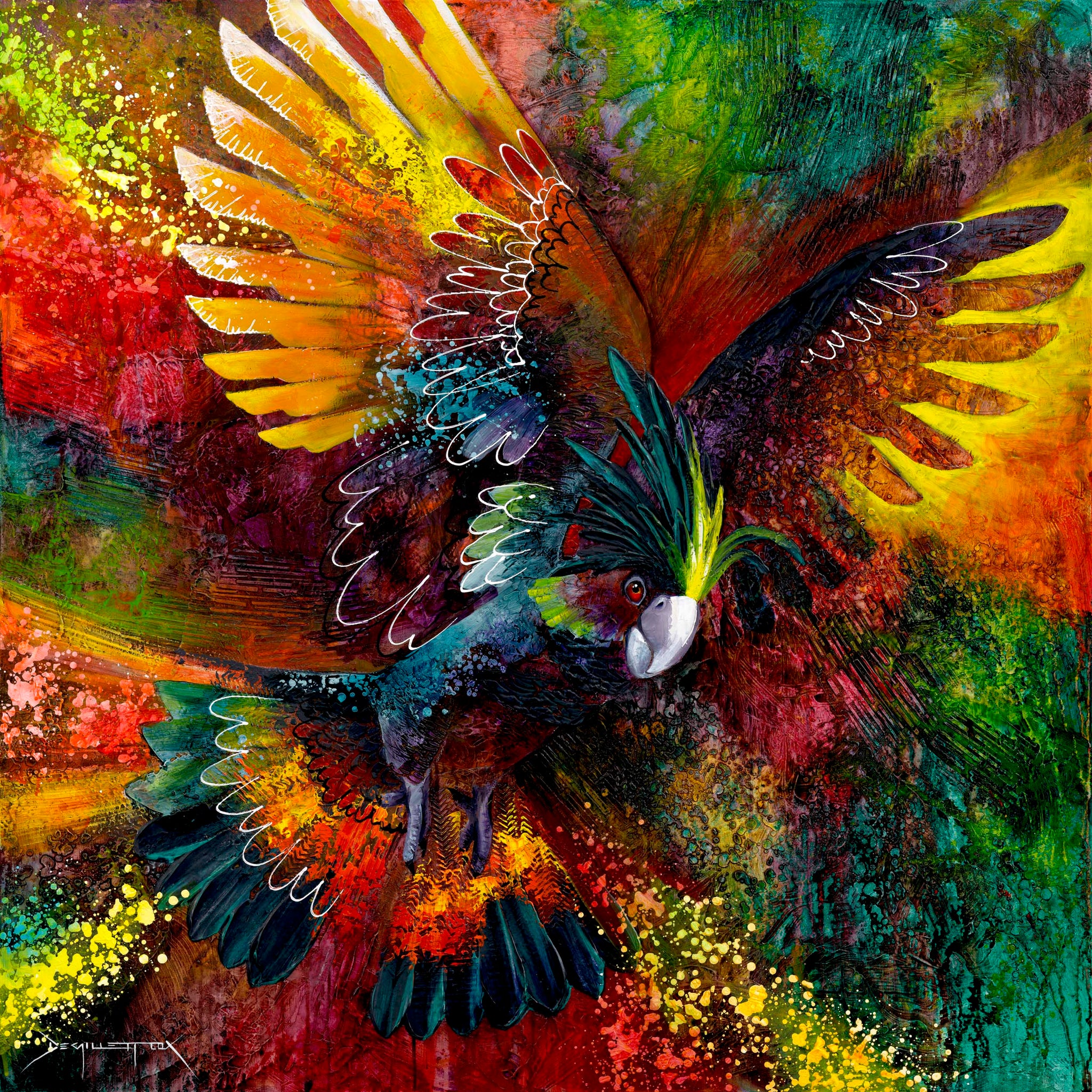 Cockatoo Cocktail | Original Artwork
