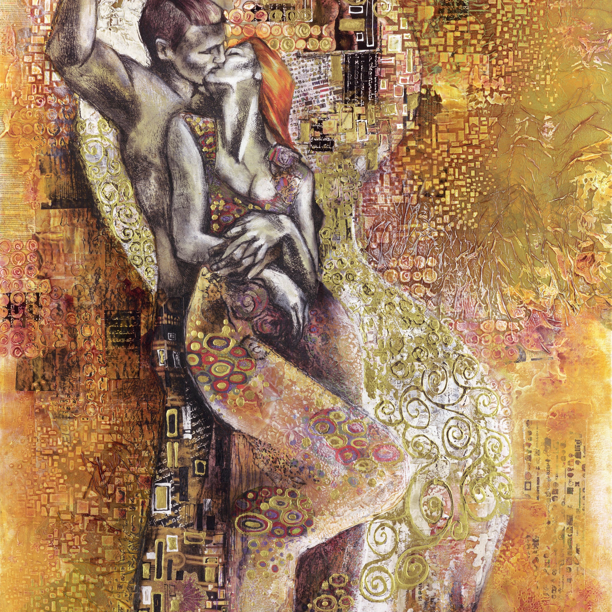 The Millennial Kiss |  Paper Print