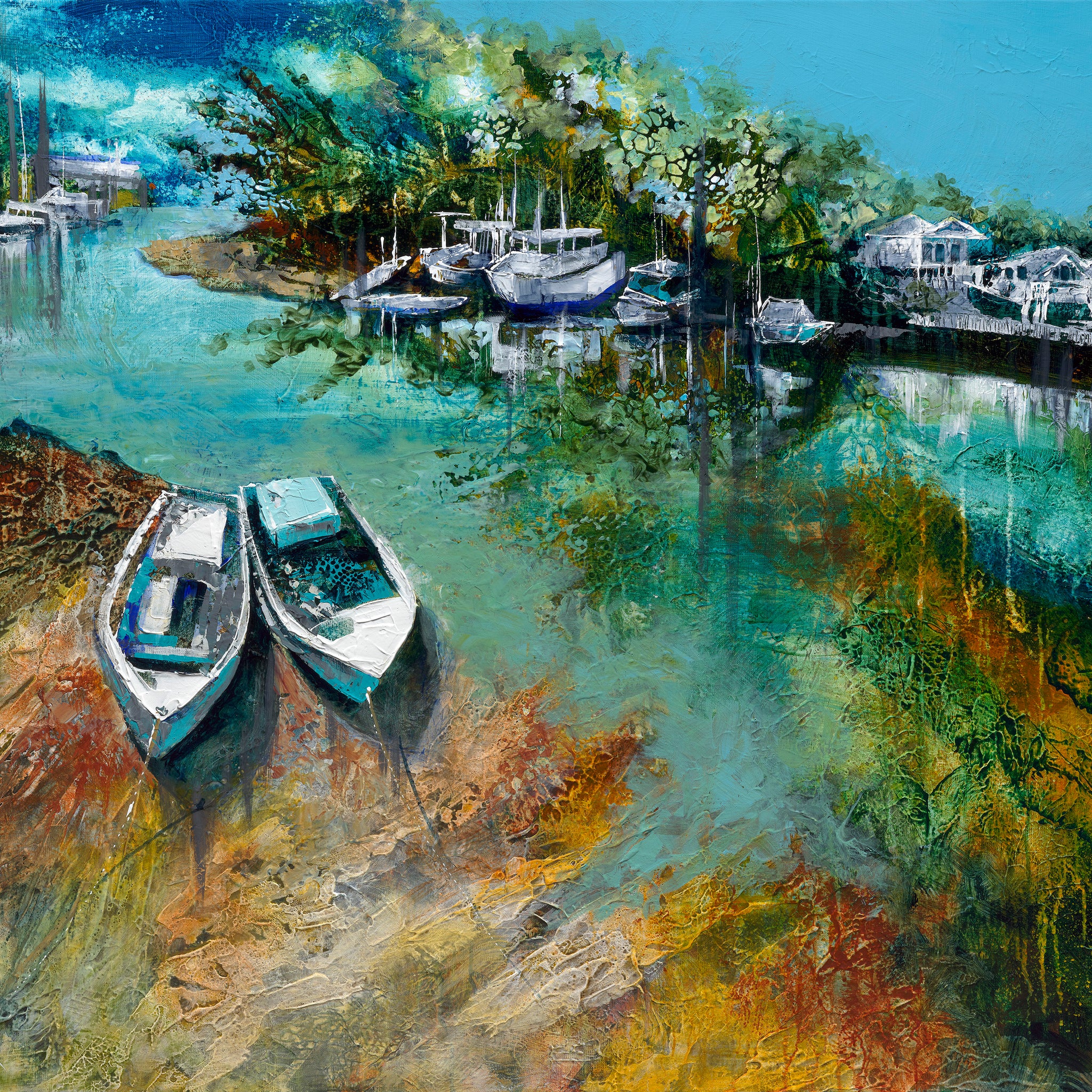 Low Tide Wynnum Creek  | Original Artwork
