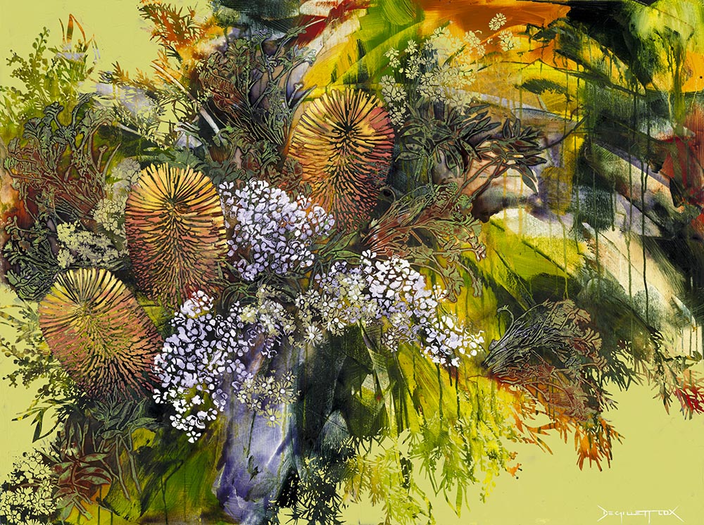 Tangled Flowering |  Canvas Print