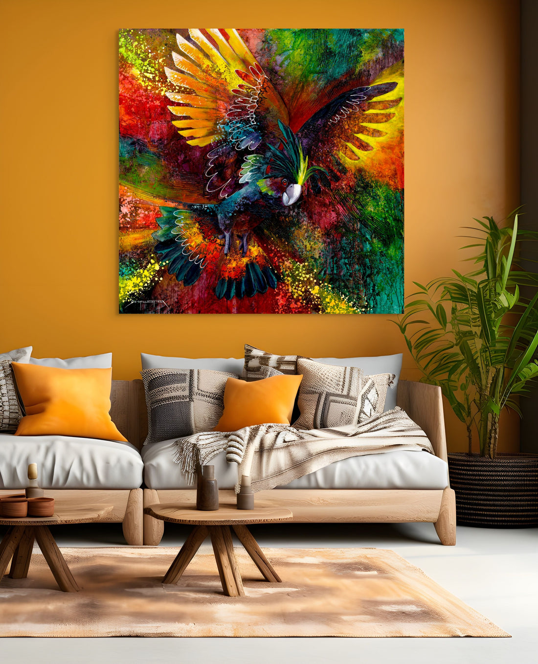 Cockatoo Cocktail | Canvas Print